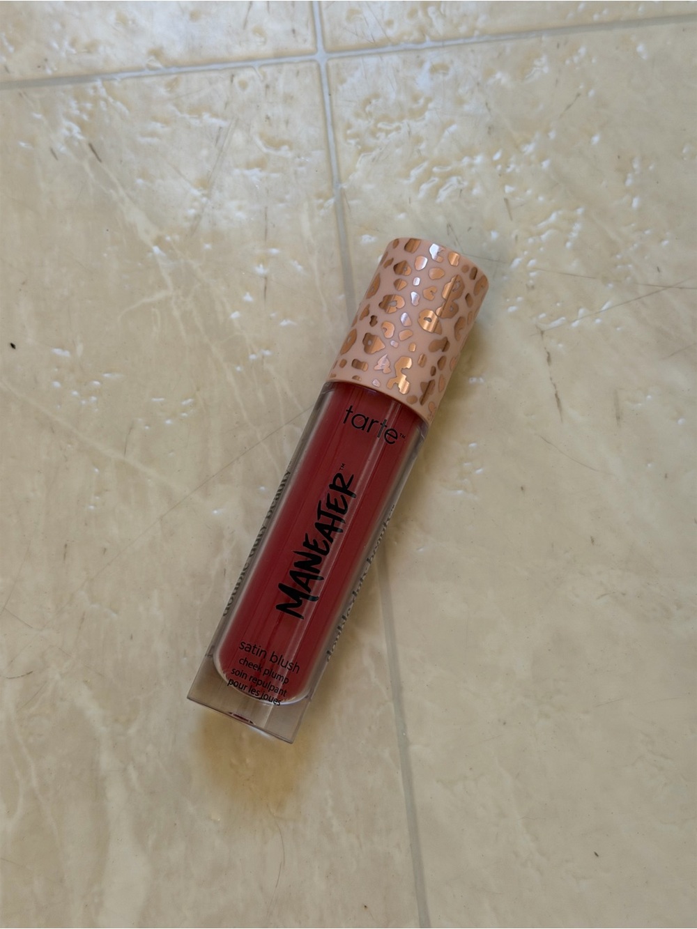 tarte Maneater Satin Blush Liquid Cheek + Lip Tint - pink raspberry